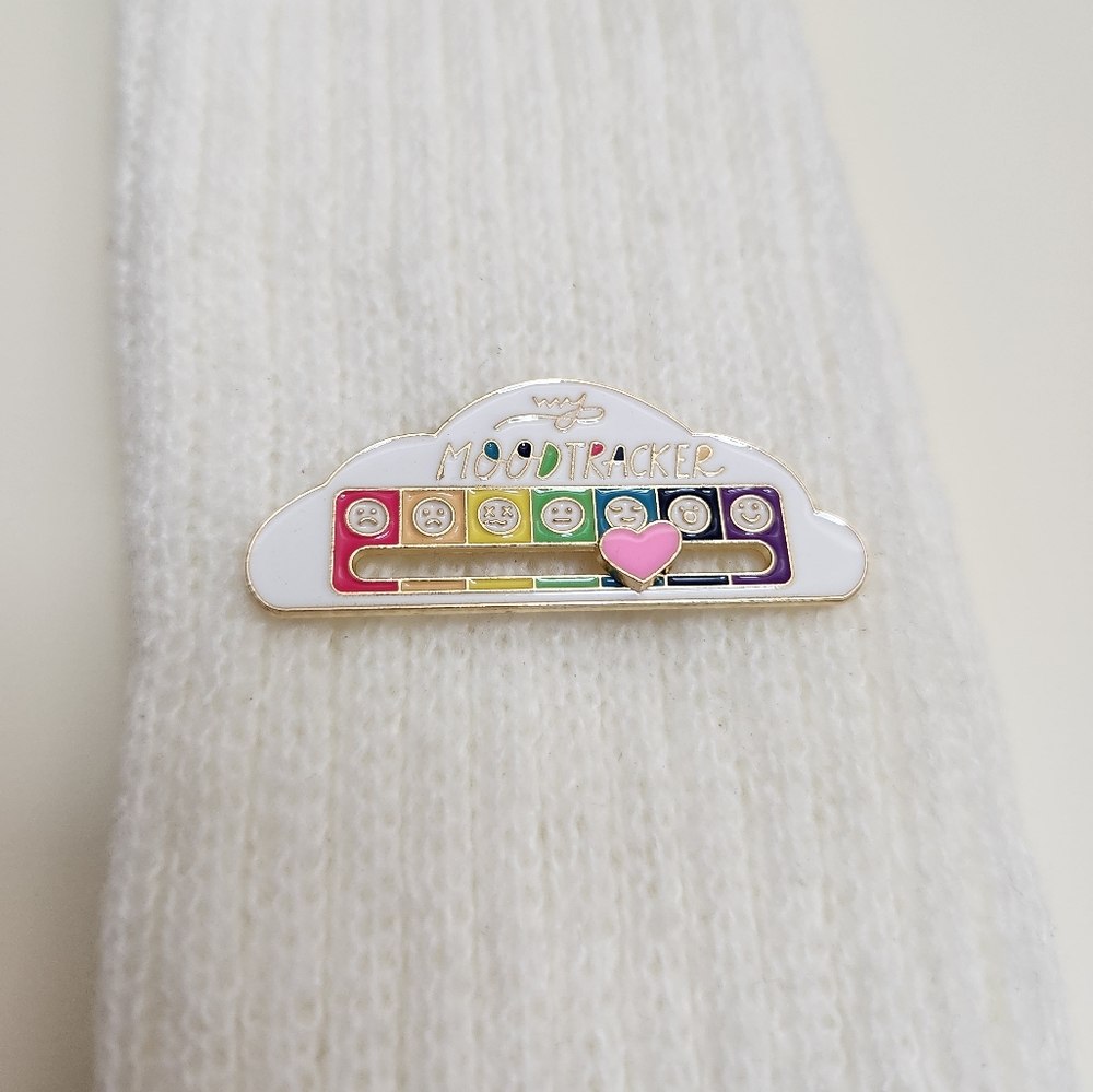 Mood Tracker Enamel Pin